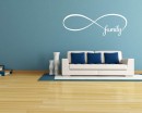 Infinity Family Quotes Wall Decal Quotes Vinyl Art Stickers